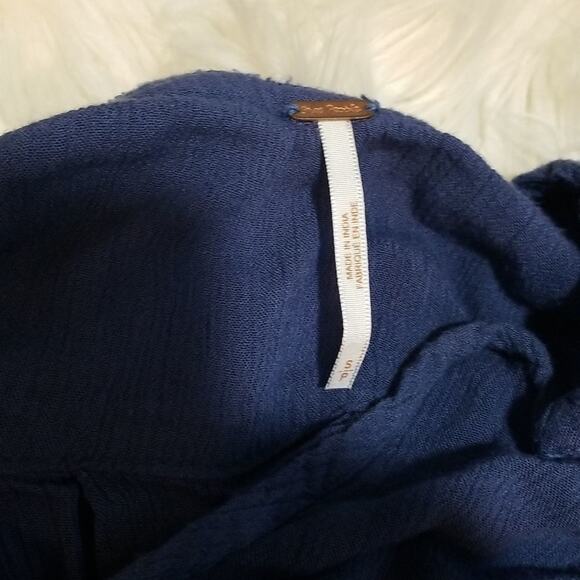 Free People Just the Two of Us Boho Long Sleeve Flowy Tunic - Picture 7 of 11